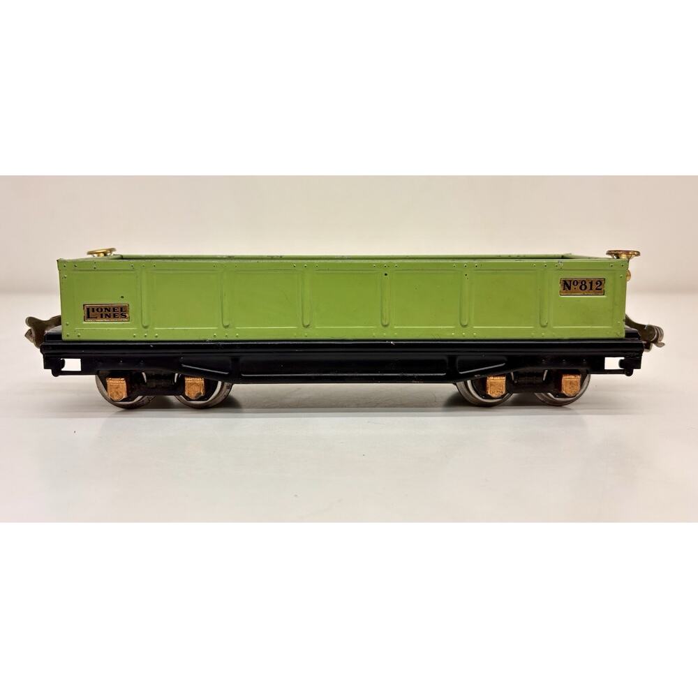 Lionel Prewar O 812 Gondola Apple Green